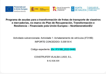 Proyecto financiado por la Unión Europea NextGenerationEU
