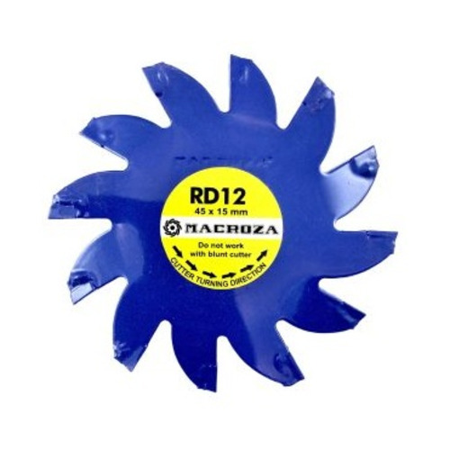 FRESA RD12 15mm X 45mm PARA ROZADORAS MACROZA