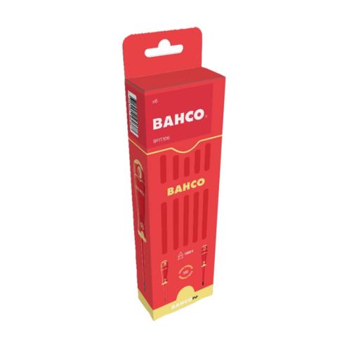 JUEGO 6 DESTORNILLADORES AISLADOS BFIT.106 BAHCO