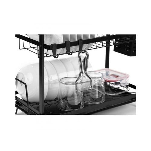 ESCURREPLATOS METAL NEGRO TATAY