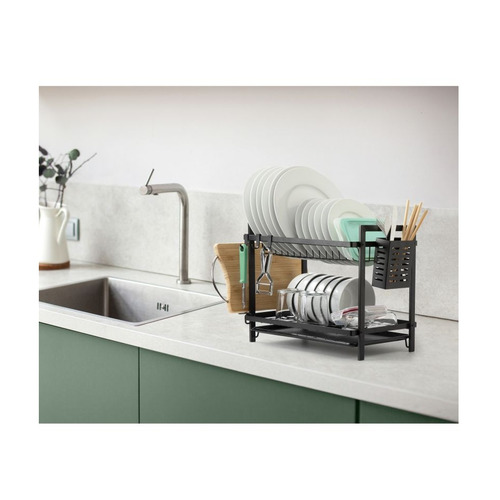 ESCURREPLATOS METAL NEGRO TATAY