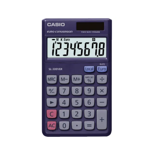 CALCULADORA DE BOLSILLO SL-300VER CASIO
