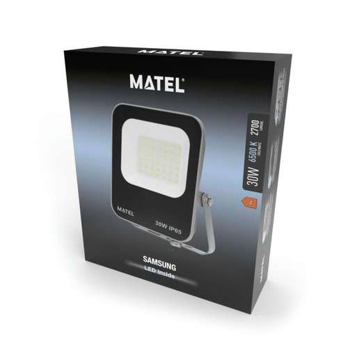 PROYECTOR LED ALUMINIO CHIP SAMSUNG 30W FRÍA MATEL