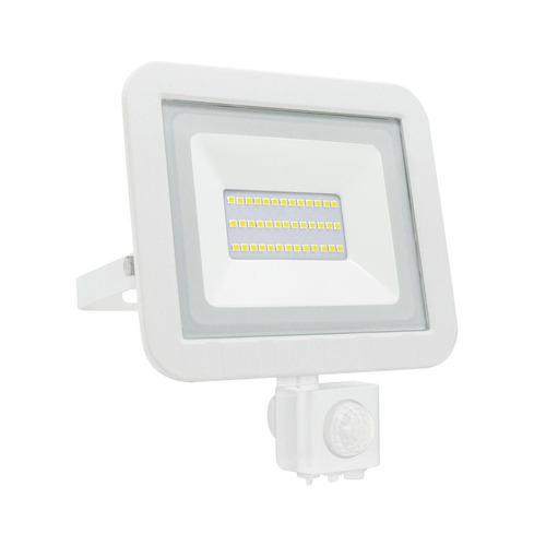 PROYECTOR LED CON SENSOR BLANCO 50W MATEL