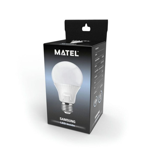 BOMBILLA LED SAMSUNG A-65 E27 15W FRIA MATEL