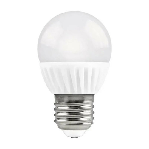 BOMBILLA LED ESFERICA E27 10W FRIA MATEL