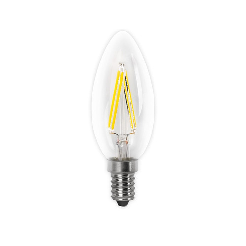 BOMBILLA LED VELA FILAMENTO E14 4W FRIA MATEL