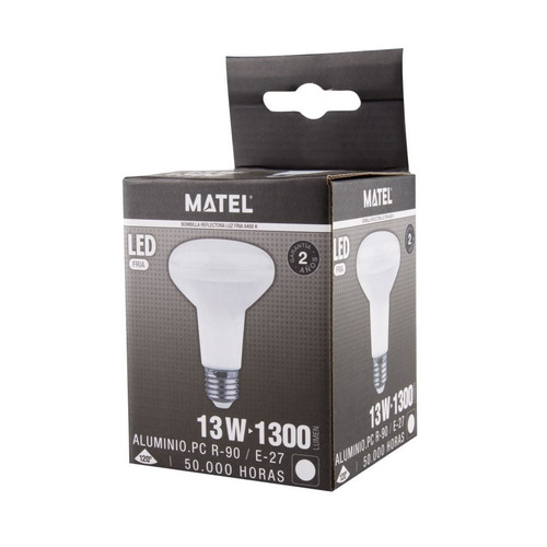 BOMBILLA LED REFLECTORA E27 R90 13W FRIA MATEL