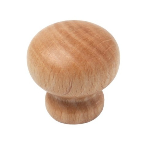 POMO REDONDO MADERA HAYA BARNIZADO Ø 30mm REI