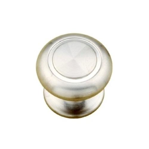 POMO REDONDO NIQUEL CEPILLADO Ø 25mm NESU