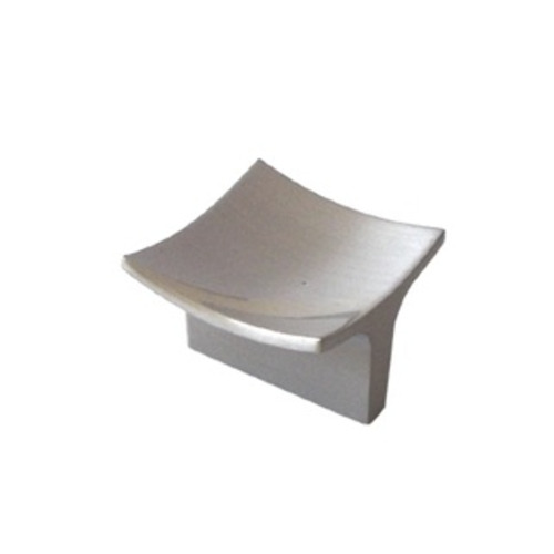POMO CUADRADO NIQUEL CEPILLADO 40X40mm NESU