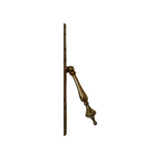 TIRADOR PENDULO GRANDE LATON PULIDO 155 mm