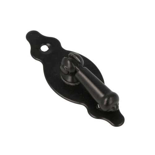 ASA TIRADOR VERTICAL CON PLACA ACERO NEGRO 28mm AMIG