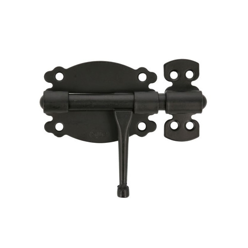 PASADOR SOBREPONER NEGRO 80mm AMIG