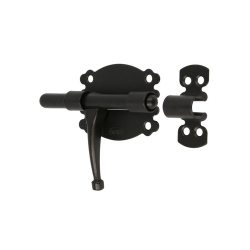 PASADOR SOBREPONER NEGRO 80mm AMIG