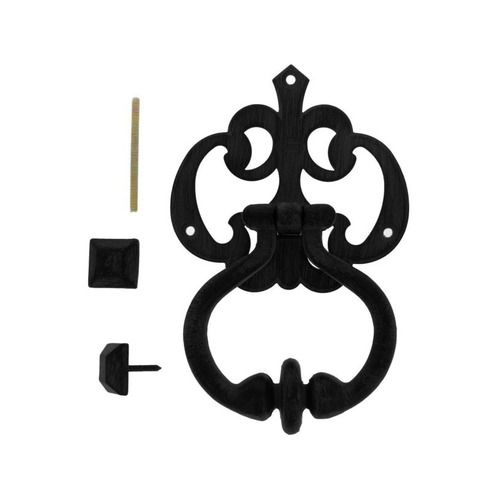 ALDABA RUSTICA ACERO NEGRO 110X100 mm AMIG