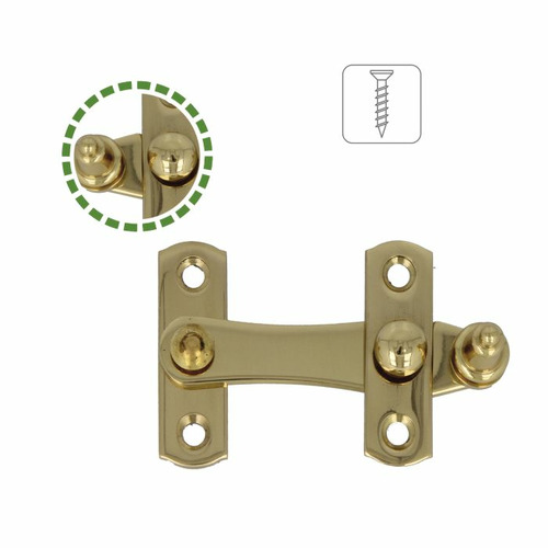 ALDABILLA LATON PULIDO DERECHA 75X46 mm AMIG