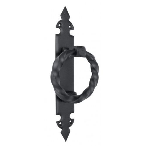 ALDABA LLAMADOR PUERTA FORJA NEGRO 275mm IMEX EL ZORRO