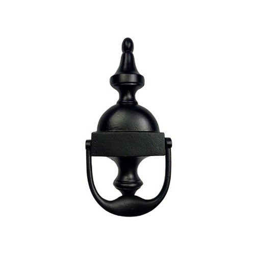 ALDABA LLAMADOR PUERTA FORJA NEGRO 210mm
