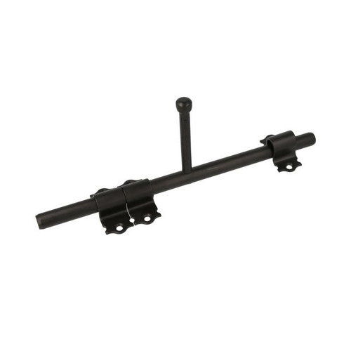 PASADOR HORIZONTAL SOBREPONER ACERO NEGRO 300 mm AMIG