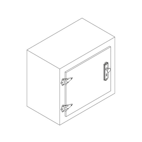 BISAGRA ACERO NIQUELADO 80X46 mm AMIG