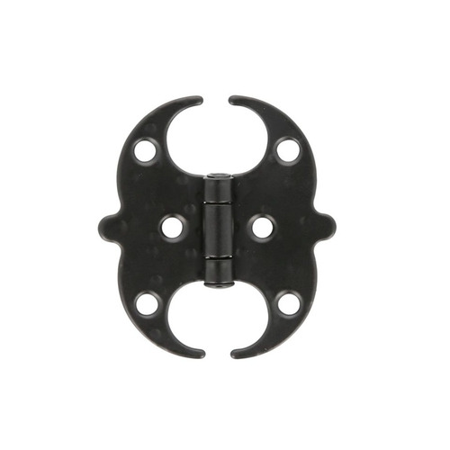 BISAGRA MARIPOSA ACERO NEGRO 75 mm AMIG