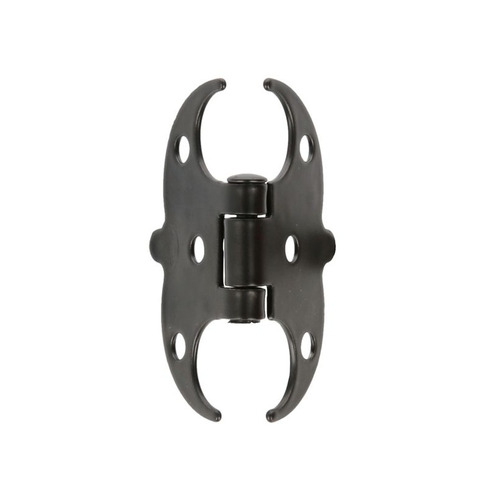 BISAGRA MARIPOSA ACERO NEGRO 125 mm AMIG