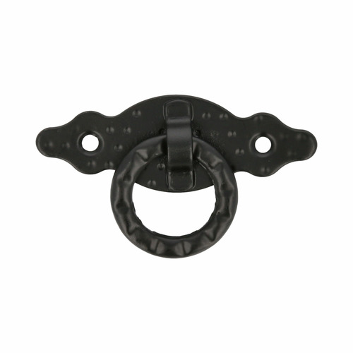 ASA TIRADOR HORIZONTAL ACERO NEGRO 80 mm AMIG