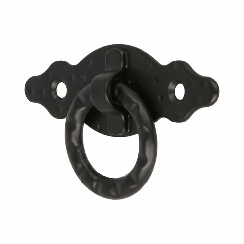 ASA TIRADOR HORIZONTAL ACERO NEGRO 80 mm AMIG