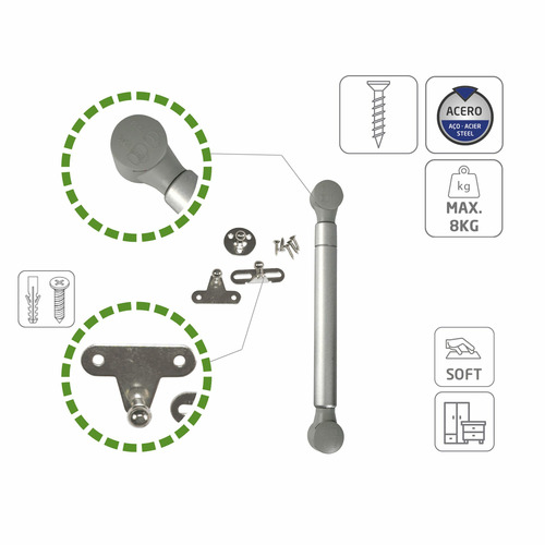 COMPAS GAS CERRADO 8 KG AMIG