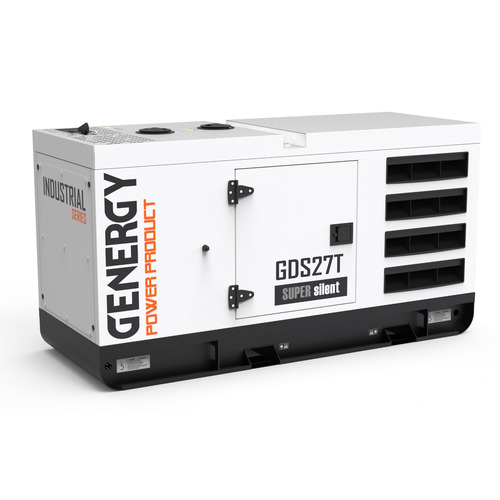 GENERADOR GDS 27T TRIFASICO INSONORIZADO 27KVA 22KW 400/230V GENERGY