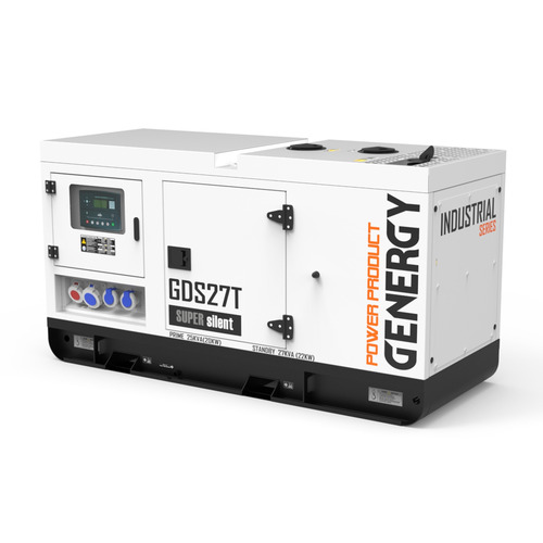 GENERADOR GDS 27T TRIFASICO INSONORIZADO 27KVA 22KW 400/230V GENERGY