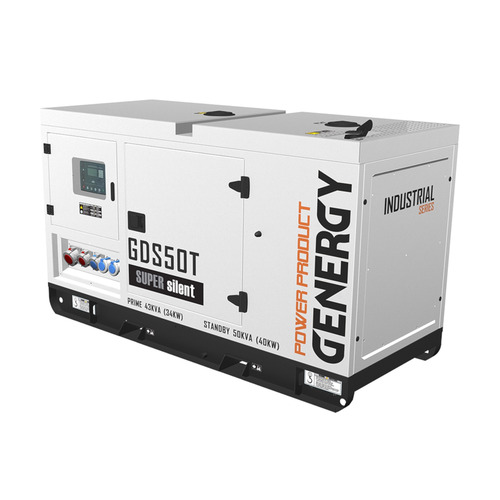 GENERADOR GDS 50T TRIFASICO INSONORIZADO 47KVA 37KW 400/230V GENERGY