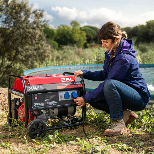 GENERADOR X40 MONOFASICO 3KVA 3000VA HONDA