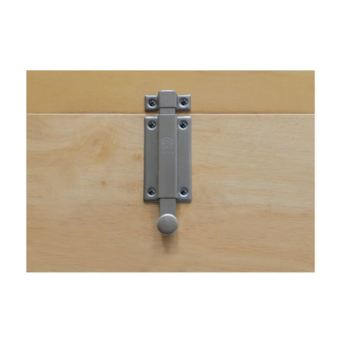 PASADOR VERTICAL ACERO MATE 200mm AMIG