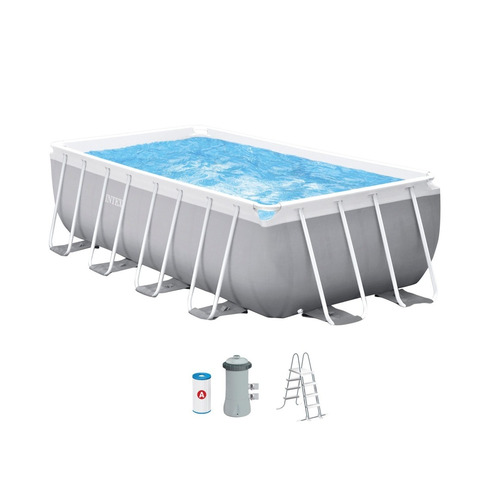 PISCINA RECTANGULAR DESMONTABLE PRISM FRAME 400X200X122 INTEX