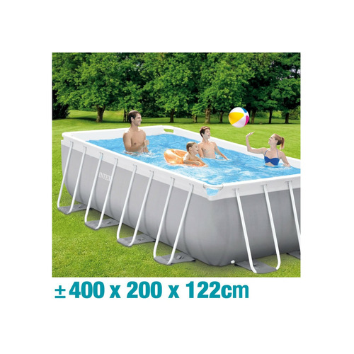 PISCINA RECTANGULAR DESMONTABLE PRISM FRAME 400X200X122 INTEX