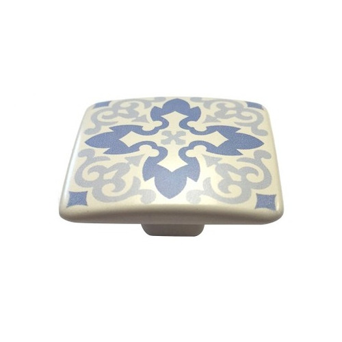 POMO CUADRADO CRUZ AZUL 37mm REI