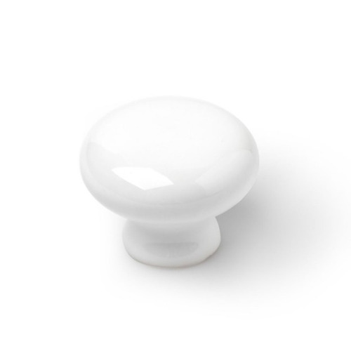 POMO REDONDO PORCELANA BLANCO ø 30 mm REI