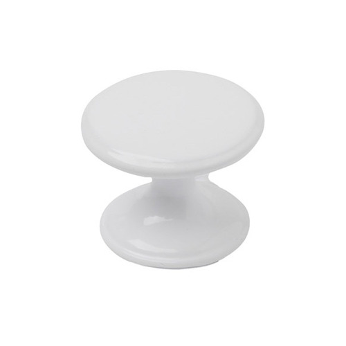 POMO REDONDO ZAMAK BLANCO ø 33 mm REI