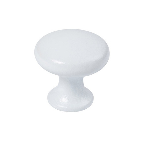 POMO REDONDO ZAMAK BLANCO PORO ø 20mm REI