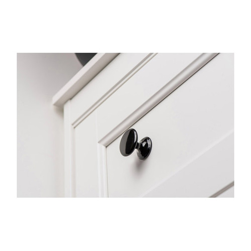 POMO REDONDO ZAMAK NEGRO ø 33mm REI