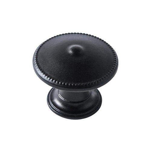 POMO REDONDO ZAMAK NEGRO ø 30mm REI