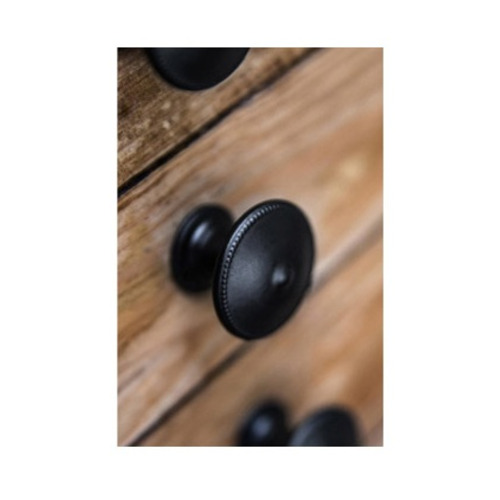 POMO REDONDO ZAMAK NEGRO ø 30mm REI