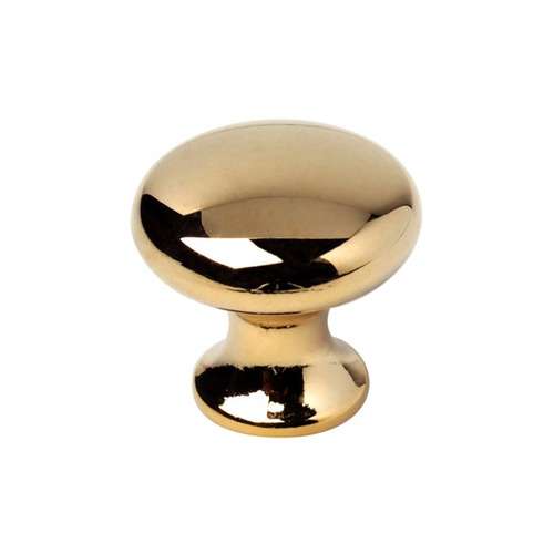 POMO LATON ORO BRILLO ø 25MM REI