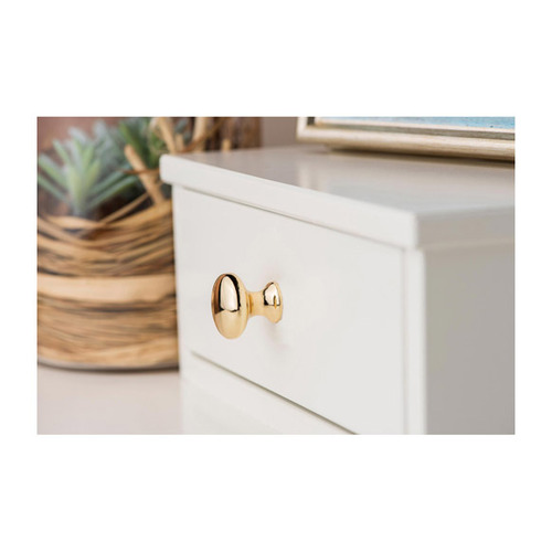 POMO LATON ORO BRILLO ø 30MM REI