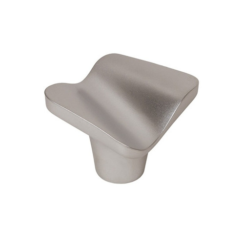 POMO CUADRADO ZAMAK CROMO MATE 32mm REI