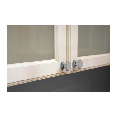 POMO REDONDO ZAMAK CROMO MATE ø 33 mm REI