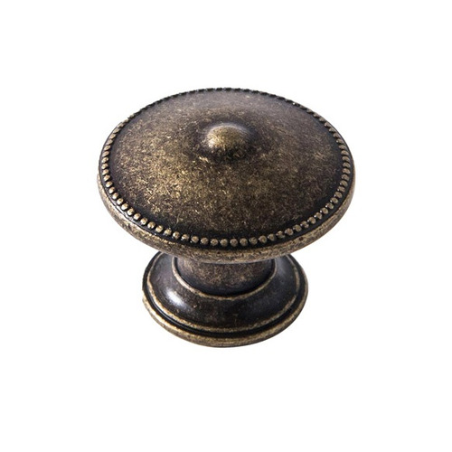 POMO REDONDO ZAMAK CUERO VIEJO ø 30mm REI