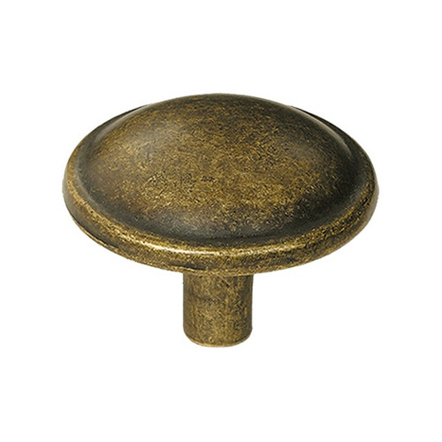 POMO REDONDO ZAMAK CUERO VIEJO ø 32MM REI